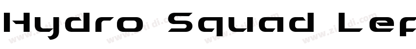 Hydro Squad Leftalic字体转换